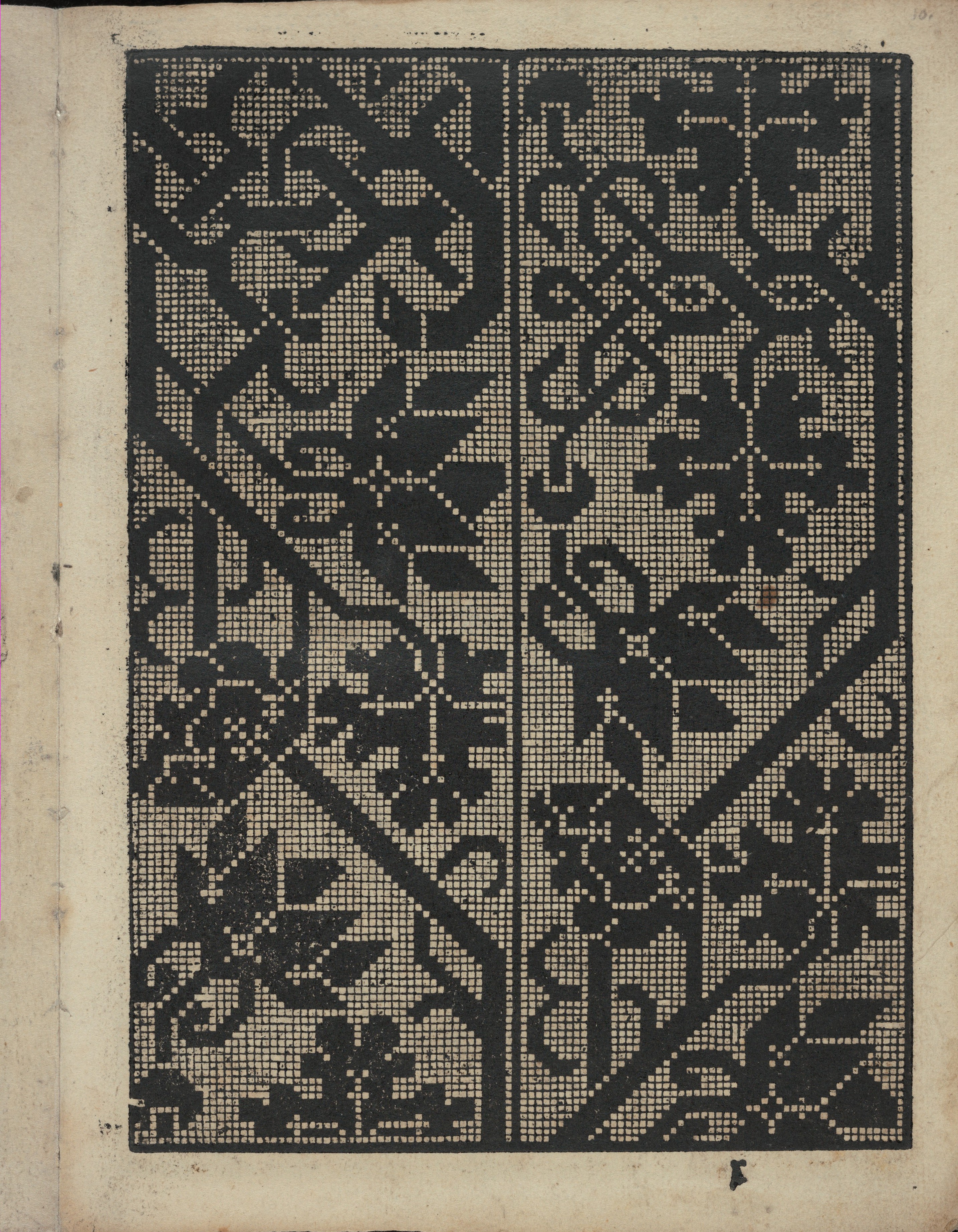Antique Geometric Cross Stitch Pattern