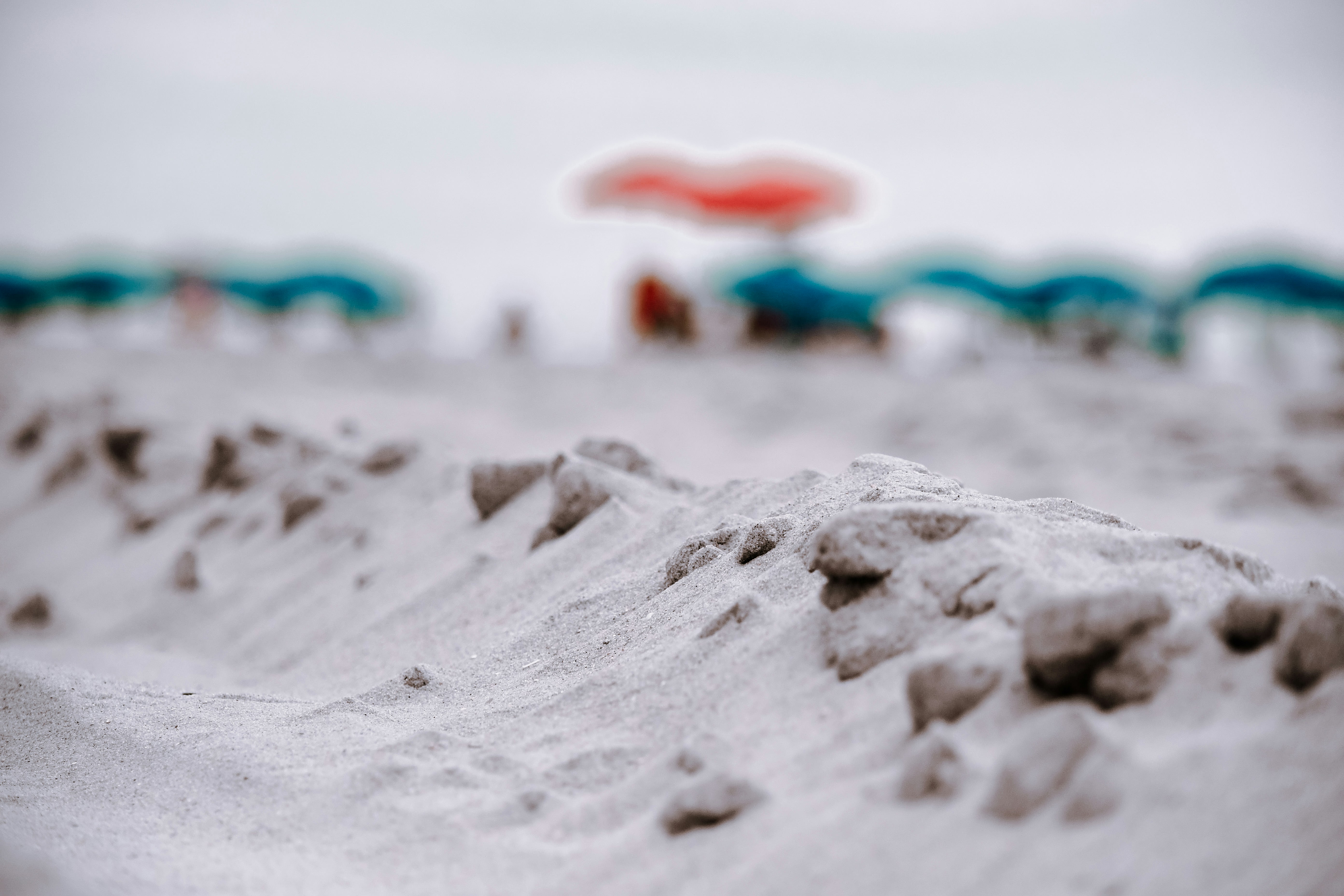 Beach Sand Close-up View