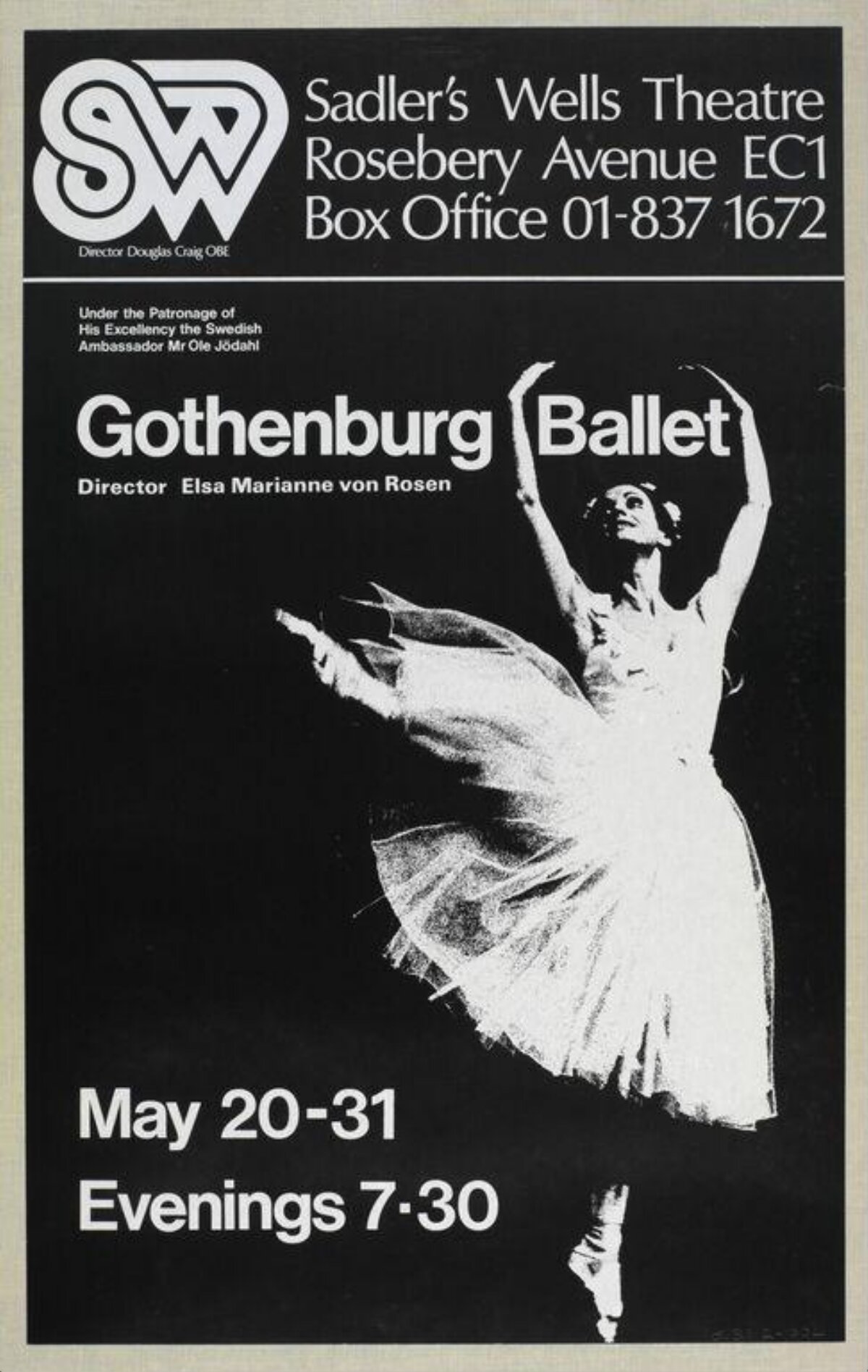 Gothenburg Ballet Performance Poster