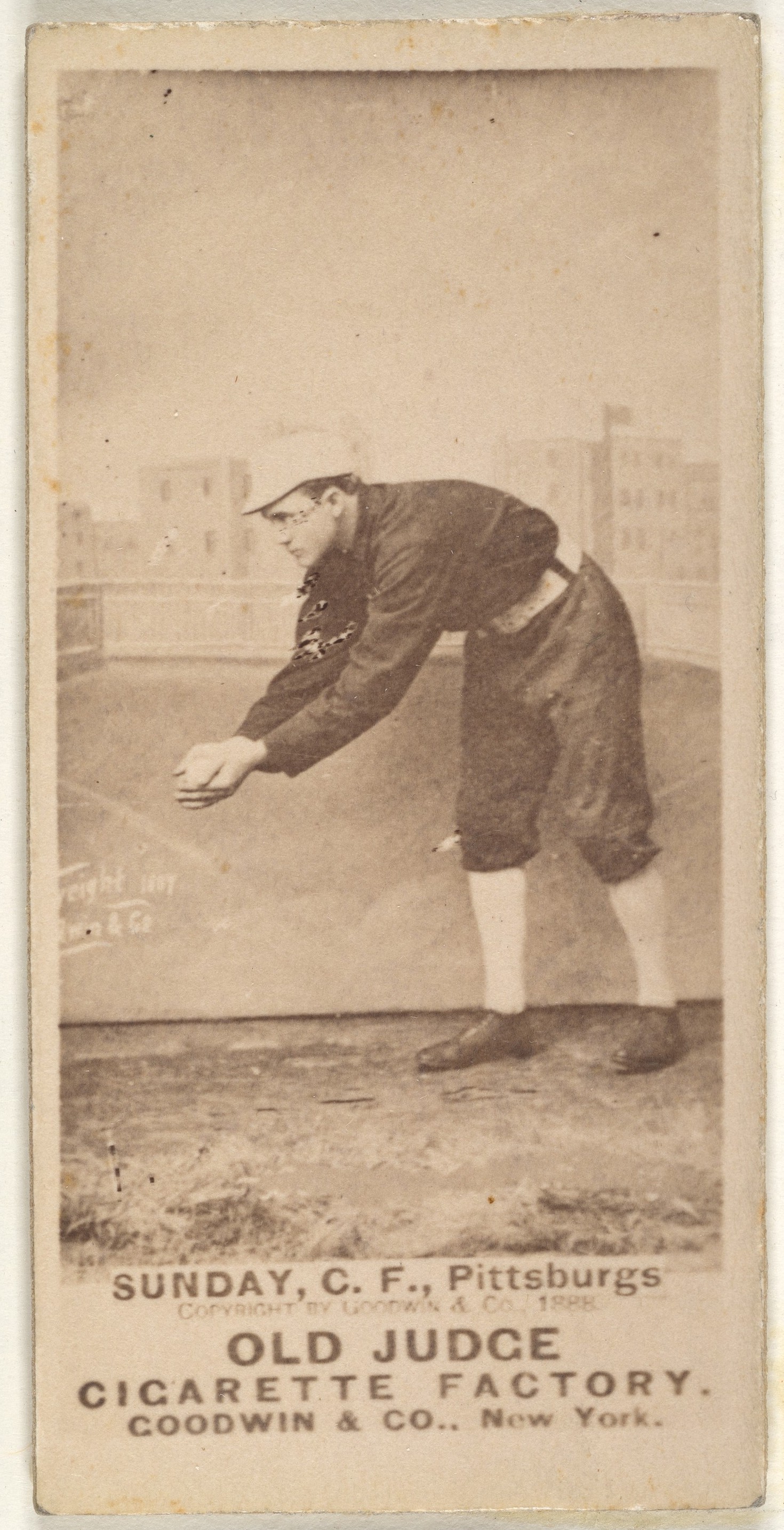 1888 Old Judge Baseball Cigarette Card
