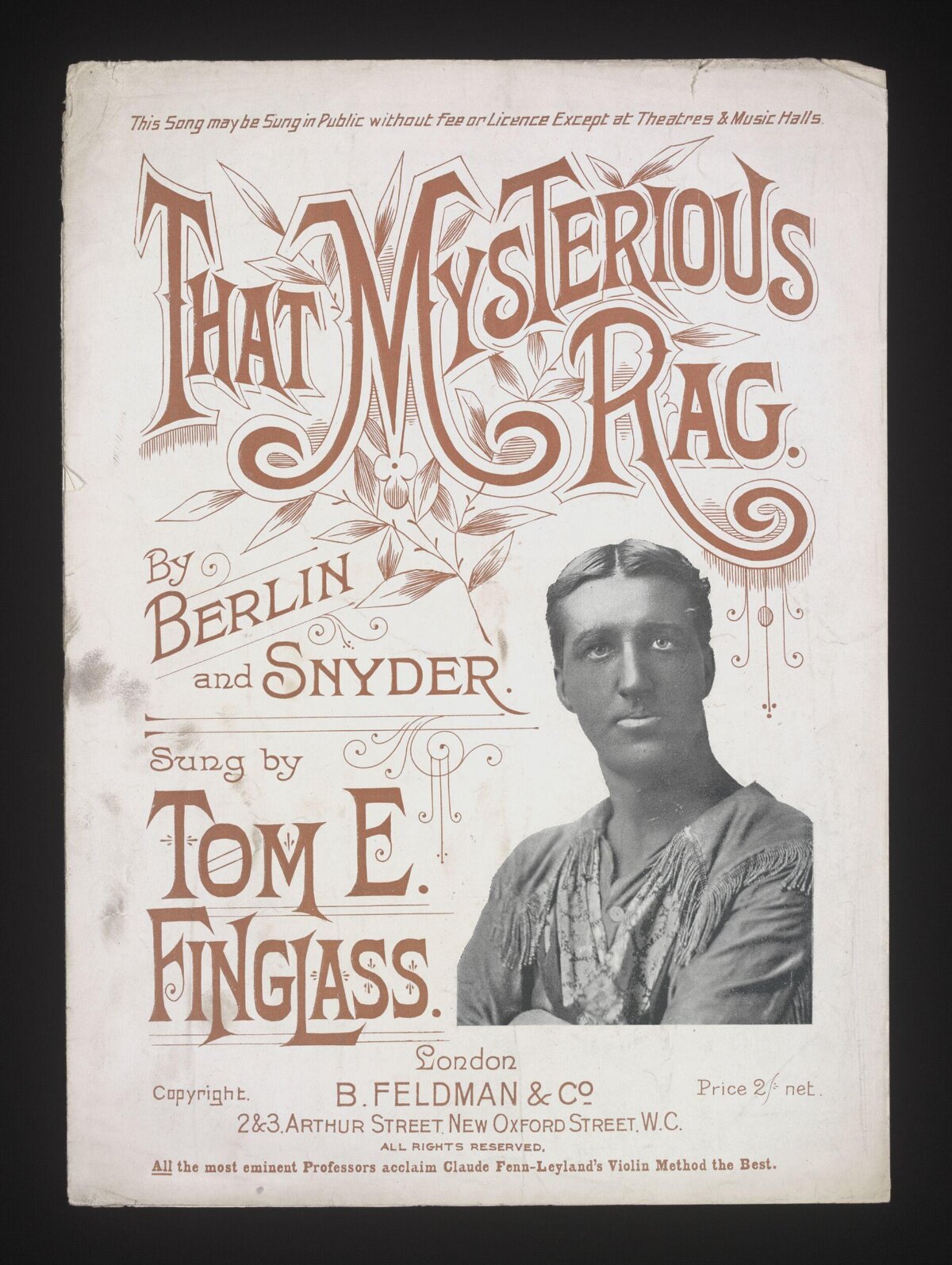 That Mysterious Rag Sheet Music Cover