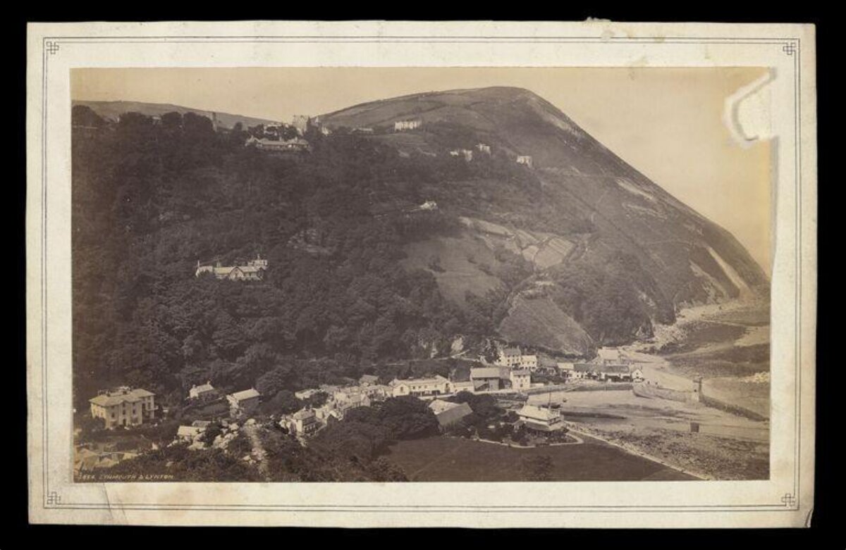 Vintage Coastal Village Hillside View