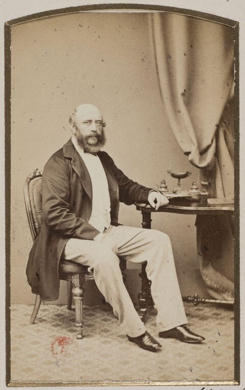 Vintage Portrait of 19th Century Gentleman