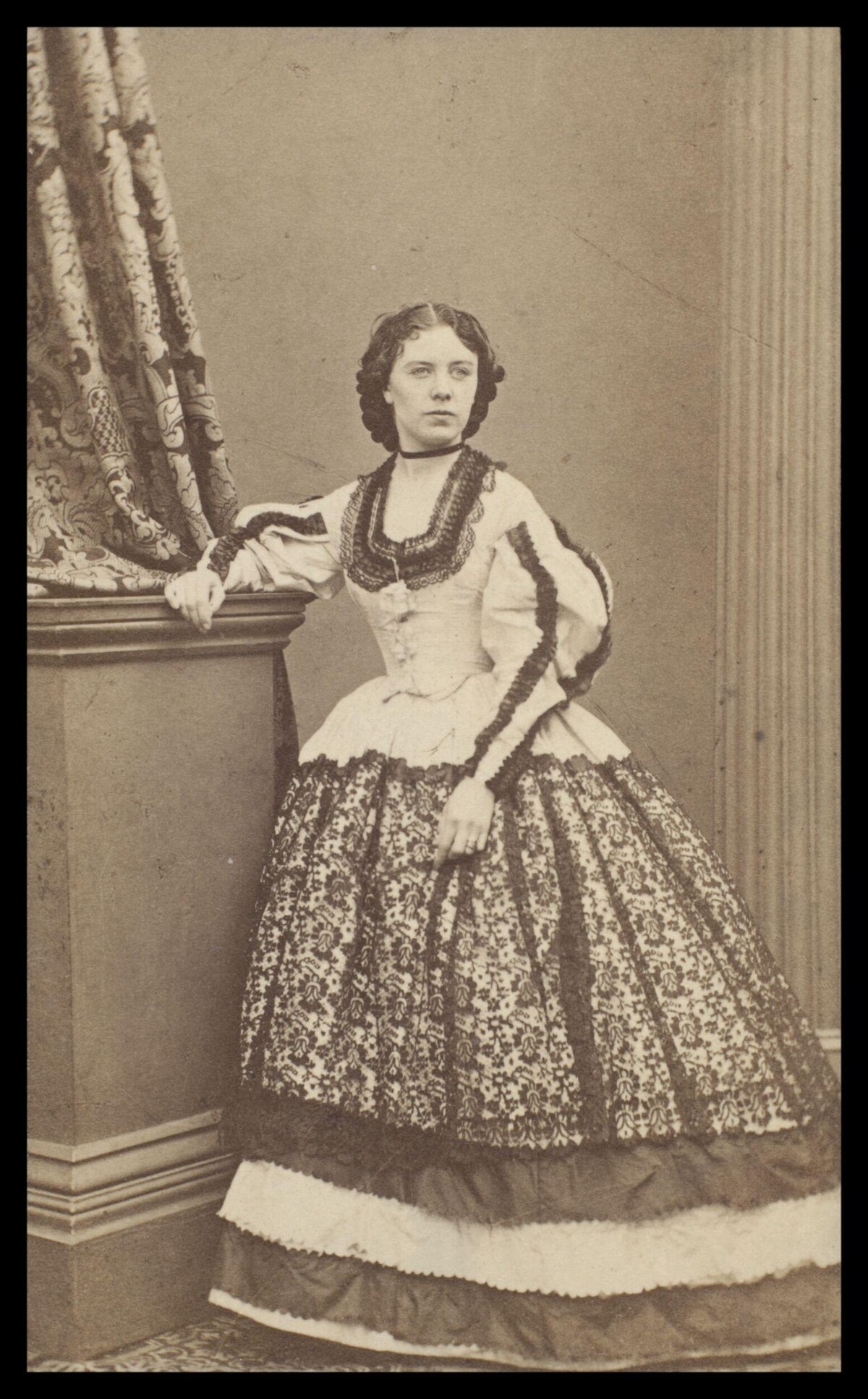 19th Century Studio Portrait of Woman