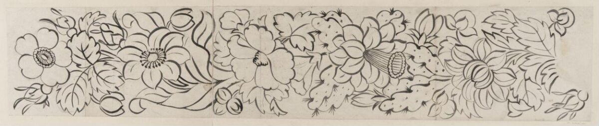 Hand-drawn Floral Pattern Sketch