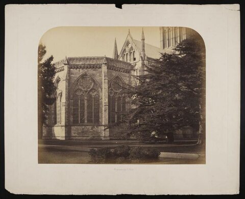 Gothic Cathedral Exterior View