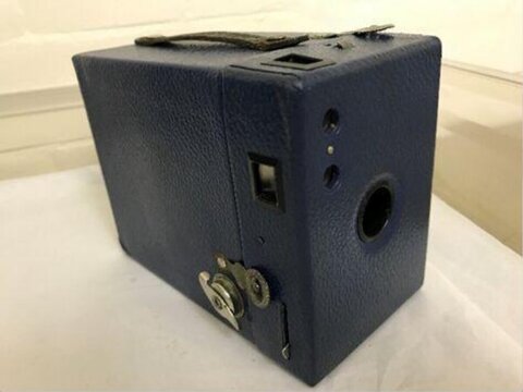 Vintage Blue Box Camera
