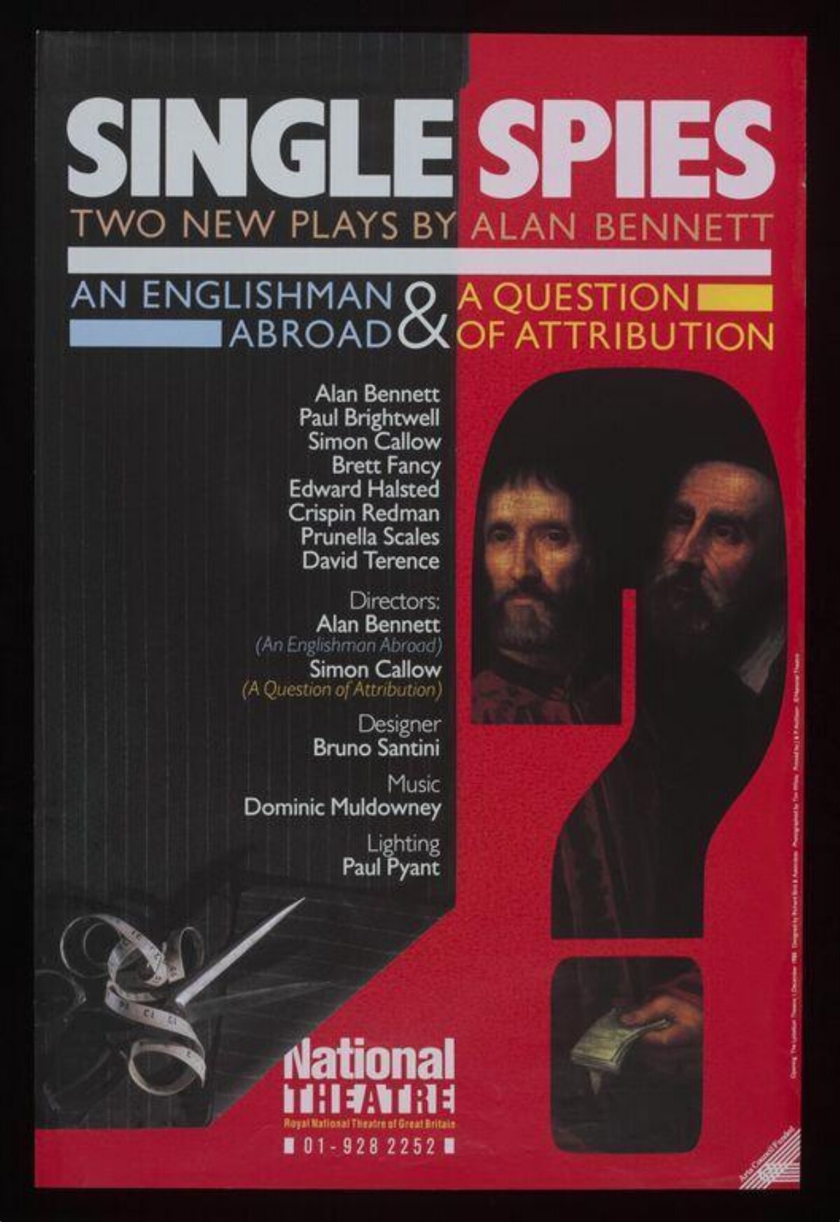 Single Spies Theatre Play Poster