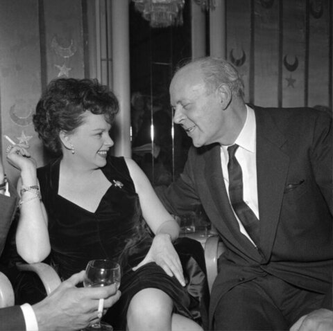 Judy Garland Chatting With A Man