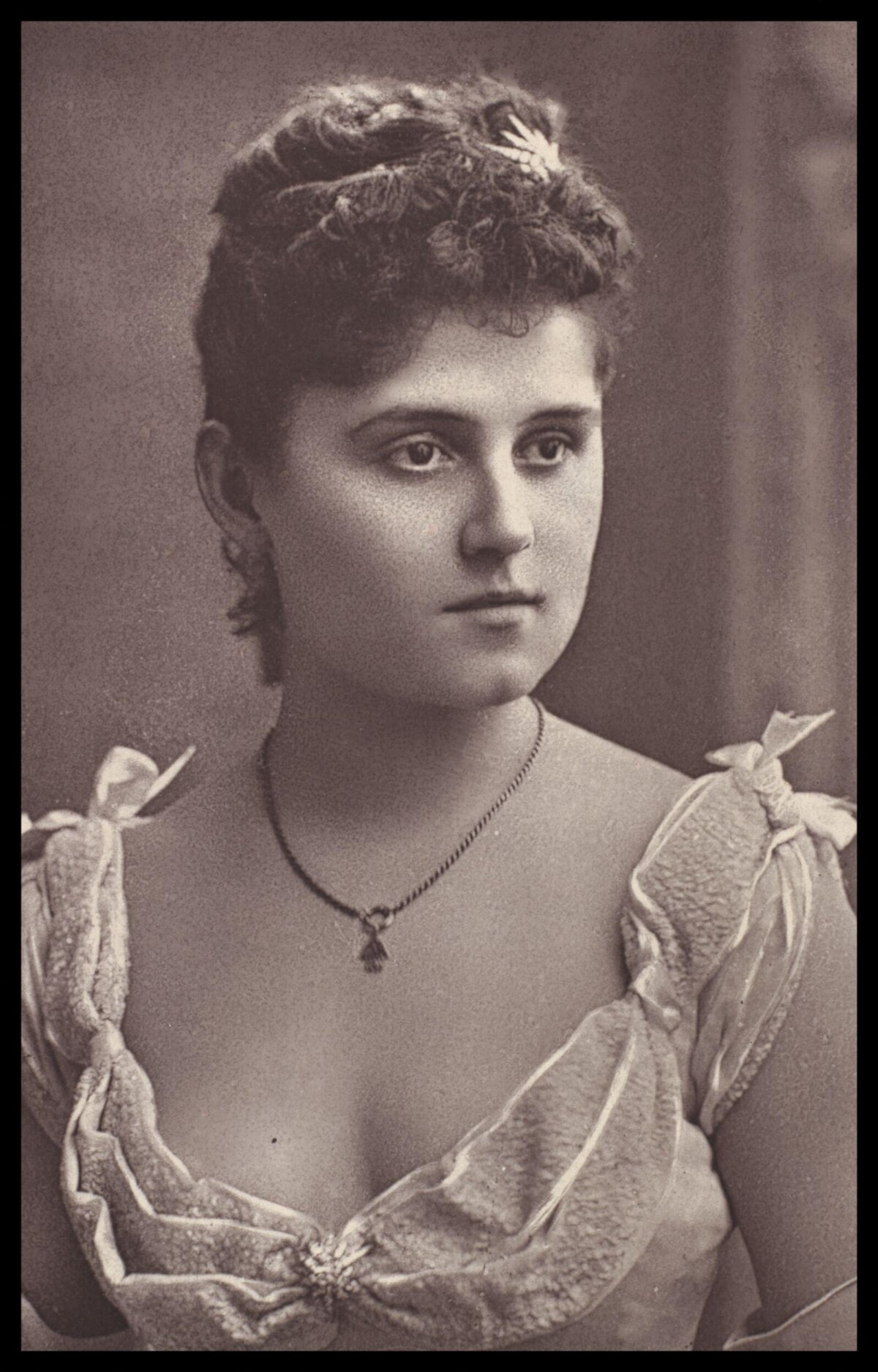 Bust Portrait of 19th Century Woman