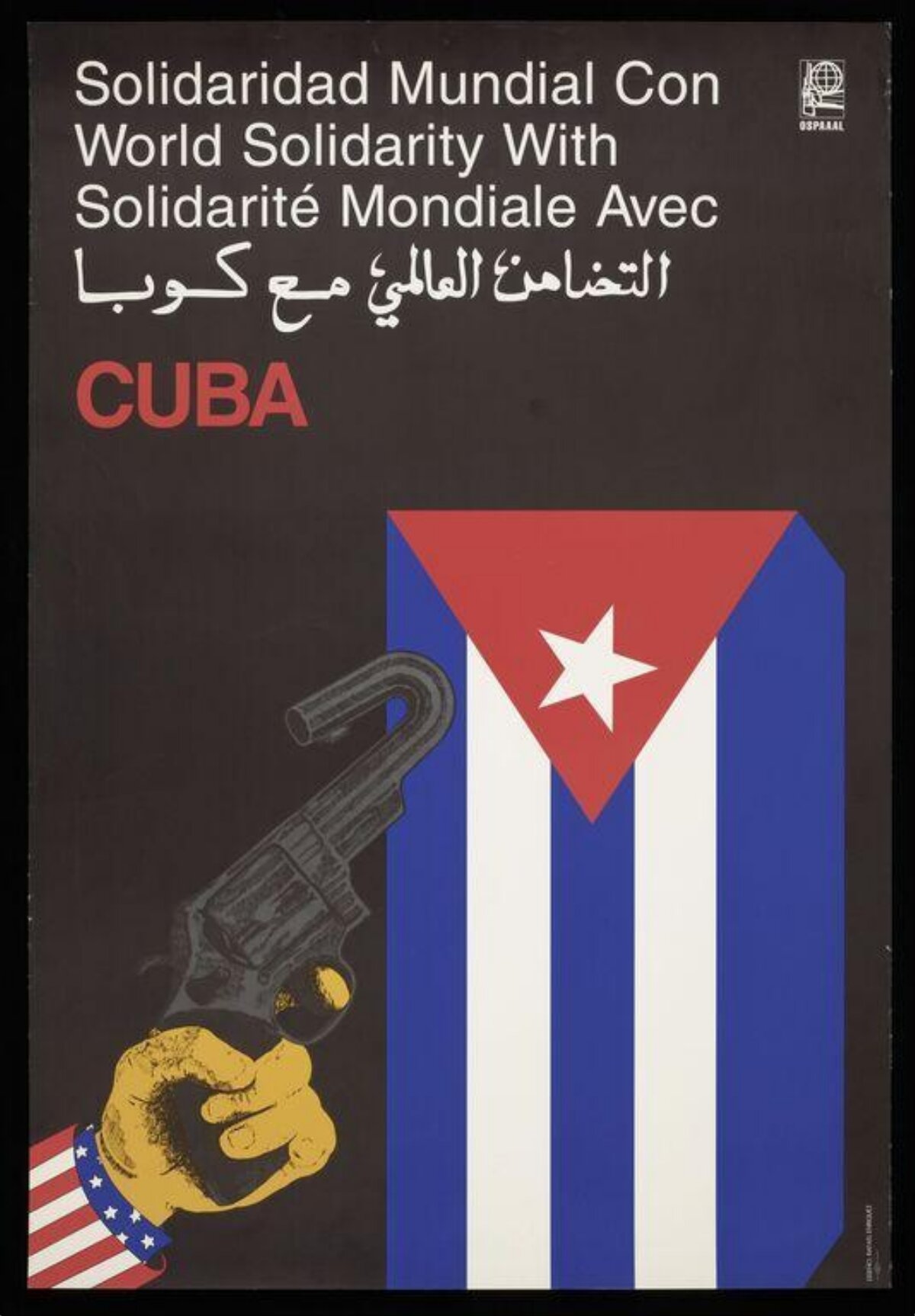World Solidarity With Cuba Poster