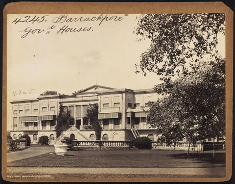 Vintage Photo of Barrackpore Government House
