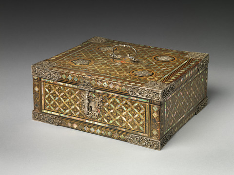Ornate Antique Inlaid Box