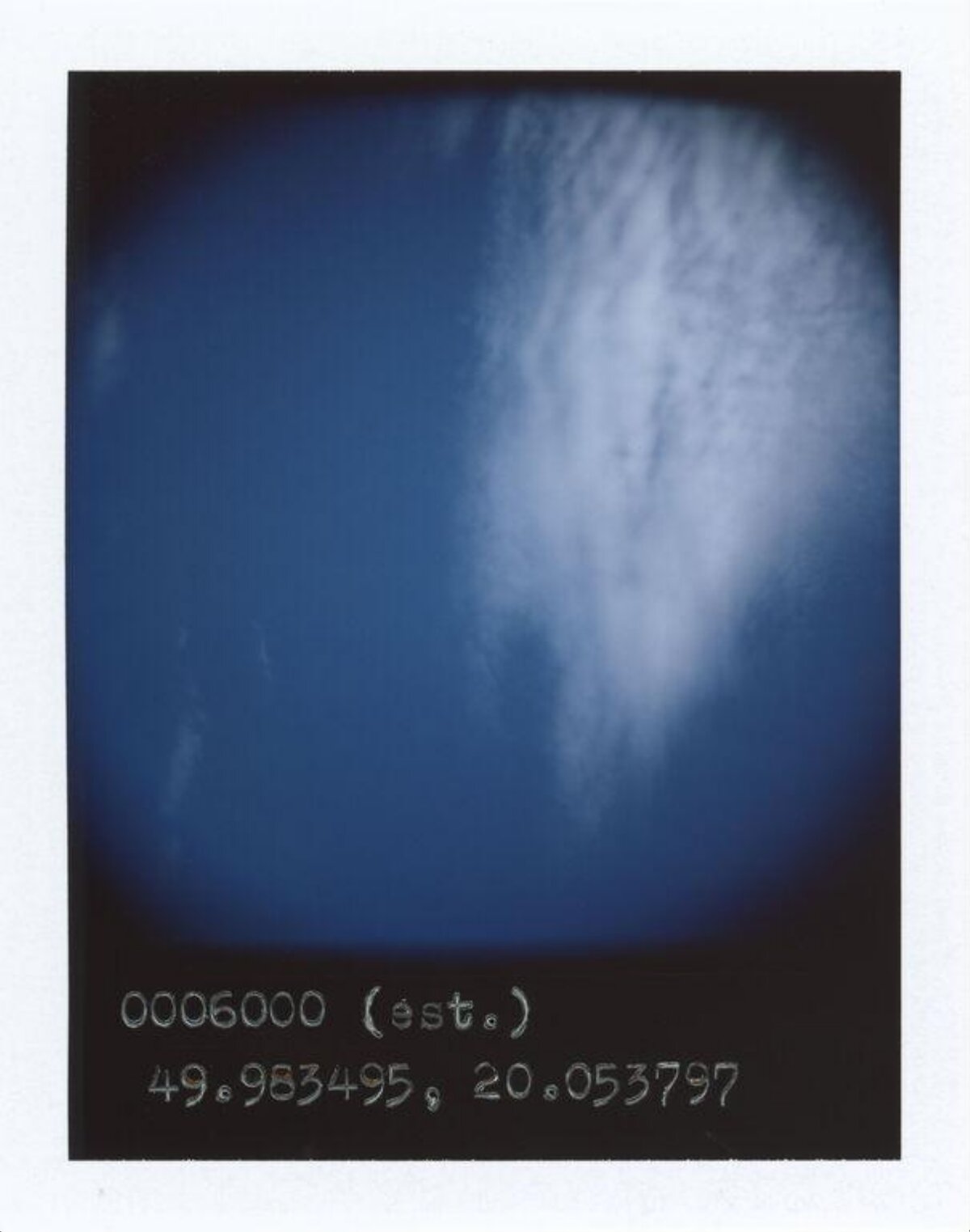 Blue Sky With Wispy Clouds