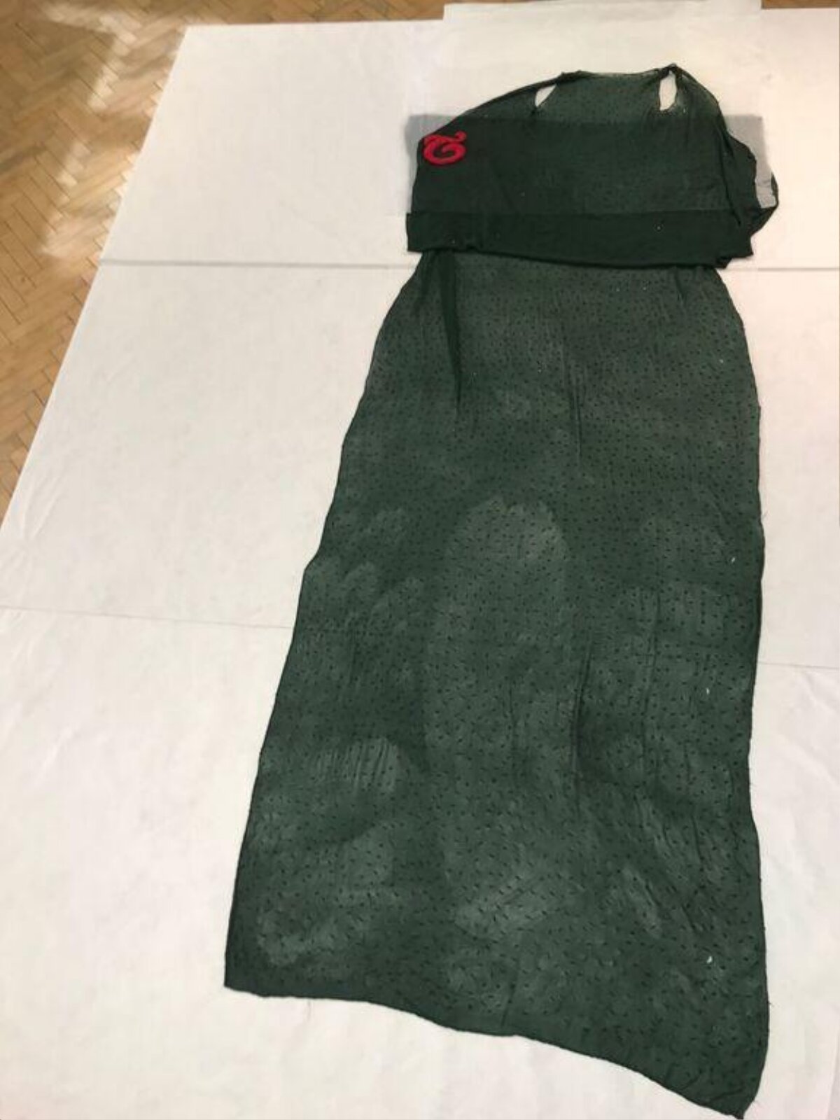 Laid Out Dark Green Long Dress