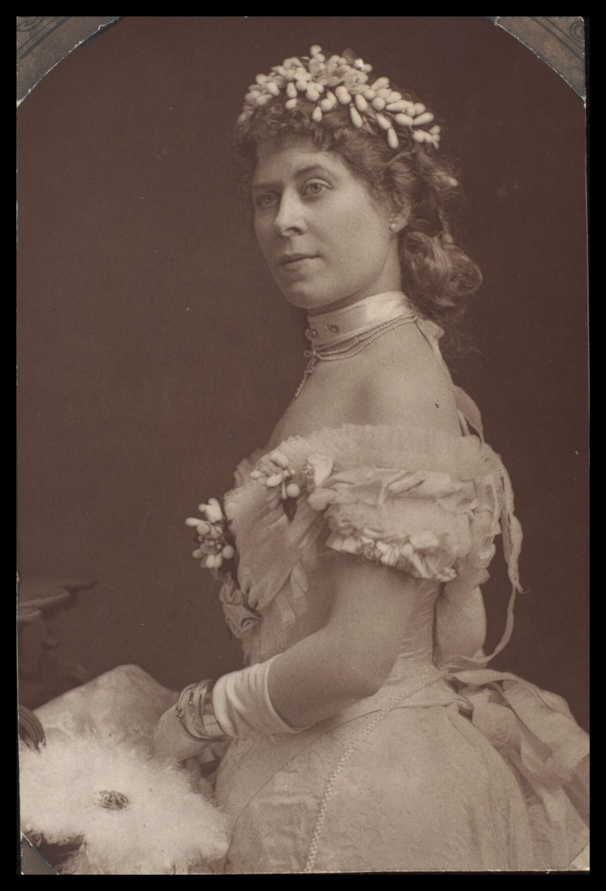 Vintage Studio Portrait of Victorian Woman