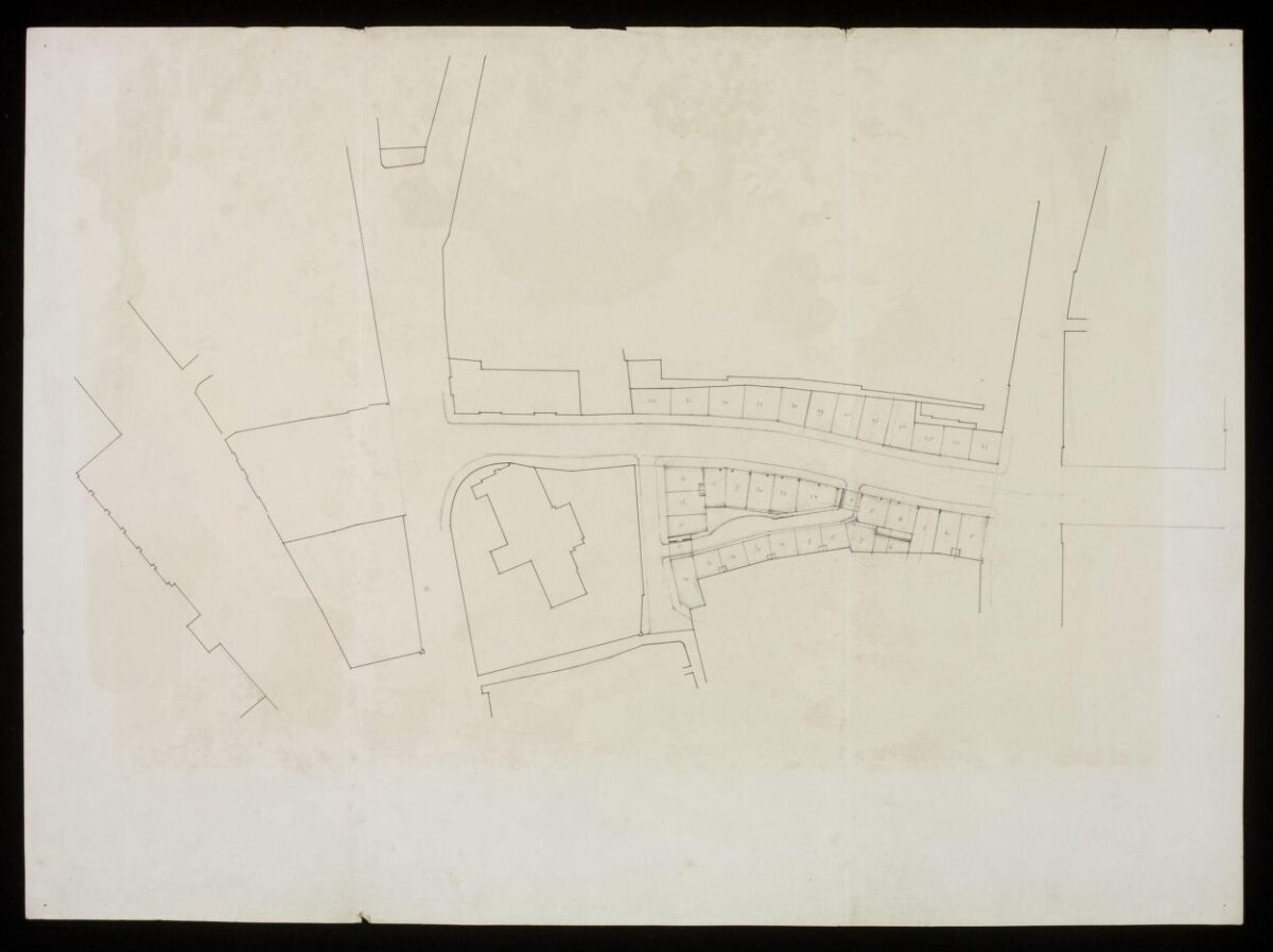 Hand-Drawn Urban Site Plan