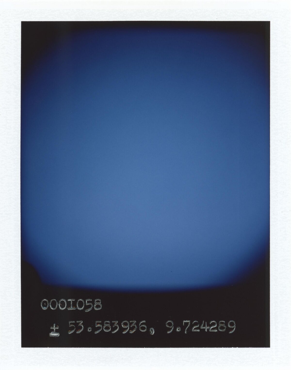 Blue Gradient Sky with Coordinates — Gradient Backgrounds