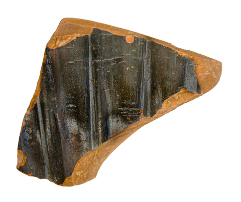 Black Mineral Rock Specimen