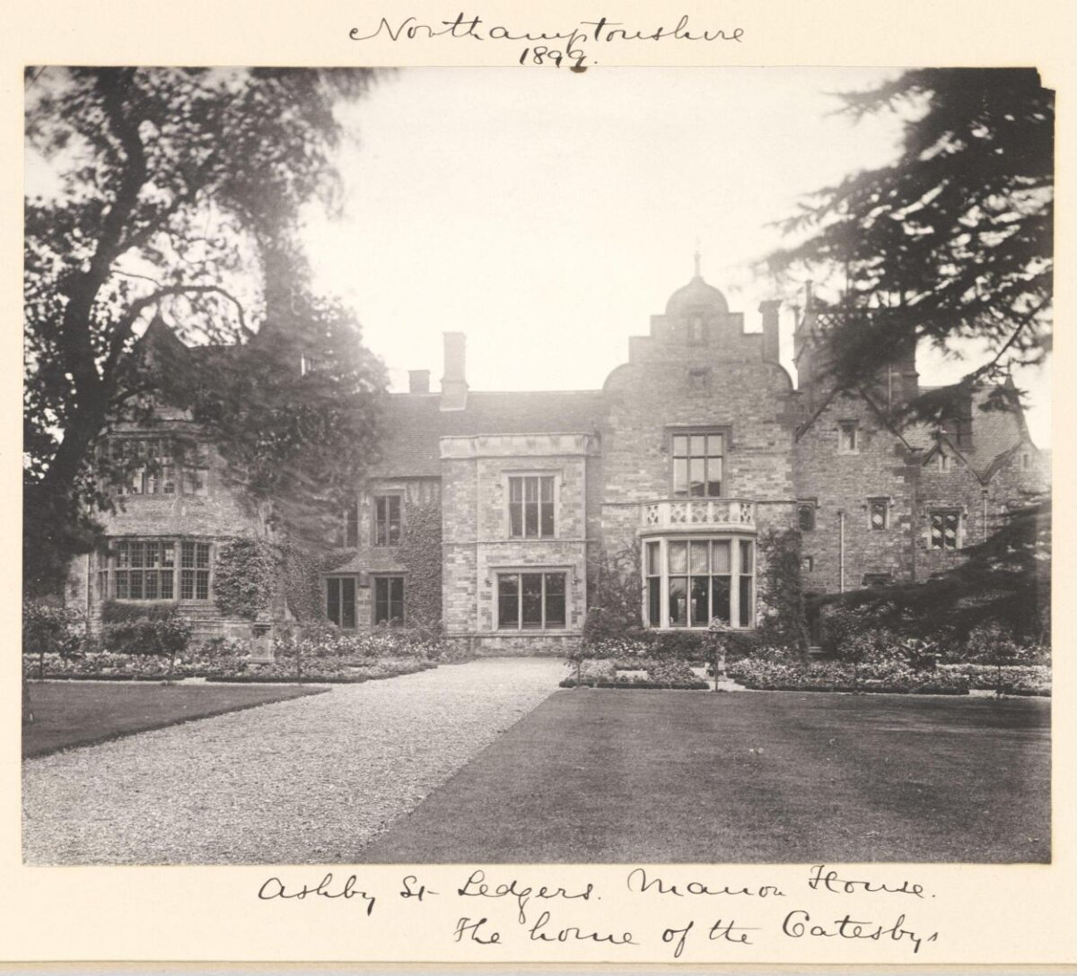 1899 Ashby St Ledgers Manor House