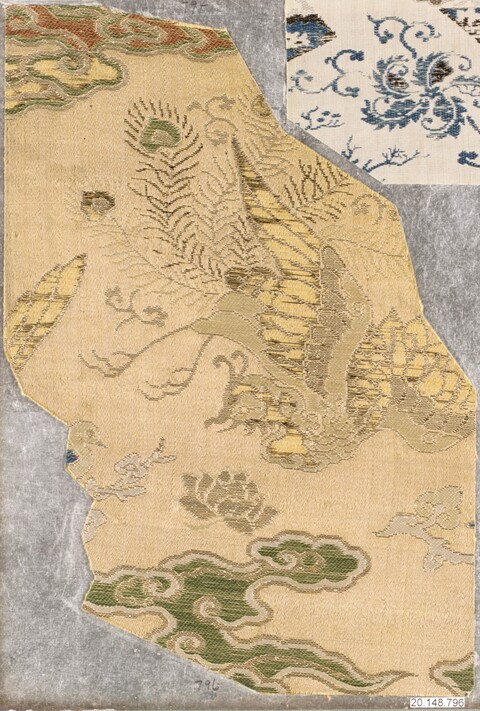 Antique Chinese Brocade Fragment