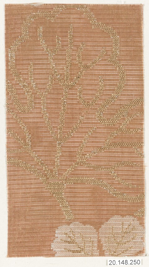 Floral Pattern Woven Textile Sample