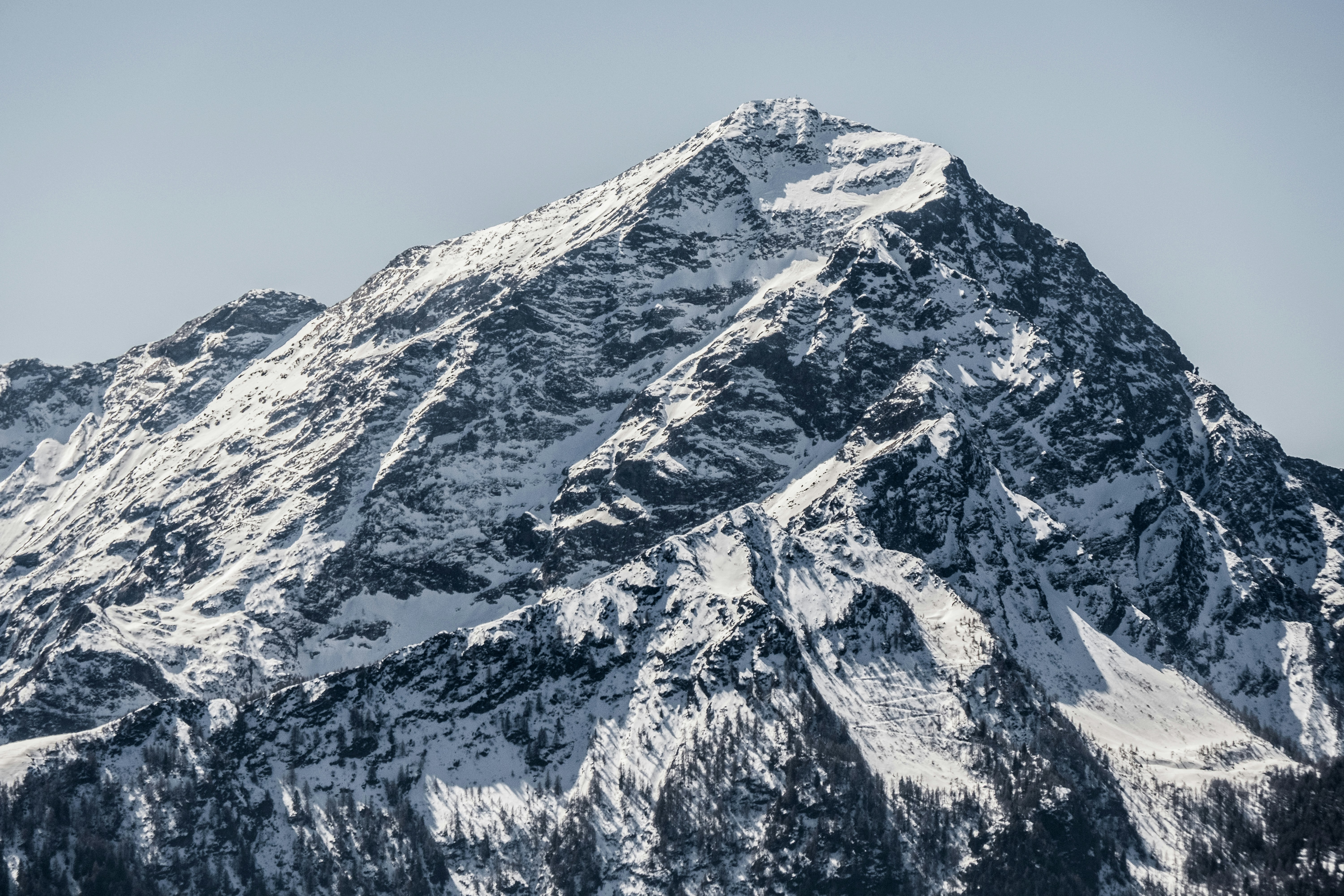 Snow-covered Mountain Peak