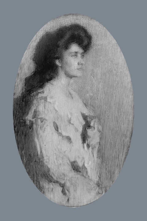 Oval Portrait of a Woman