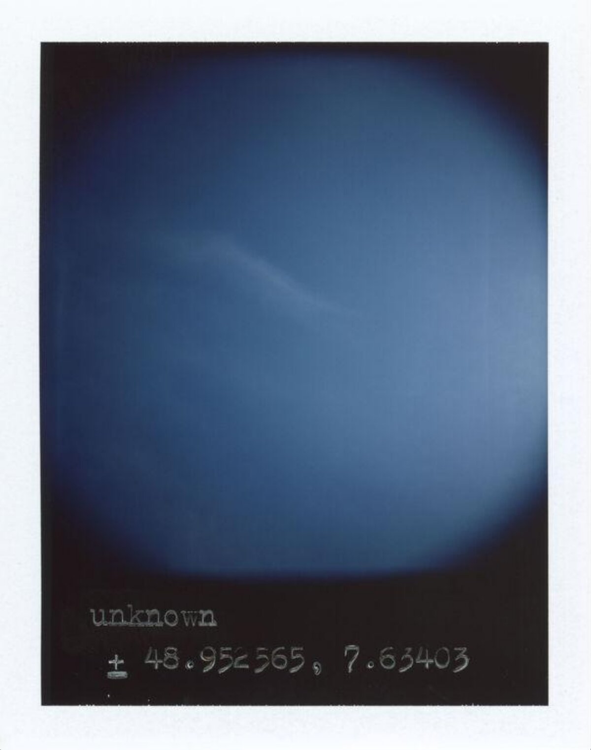 Unknown Location Blue Sky