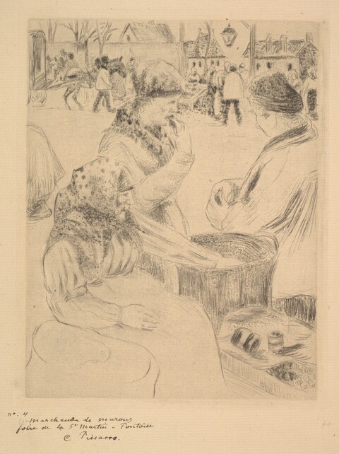 Market Vendors at Pontoise Fair