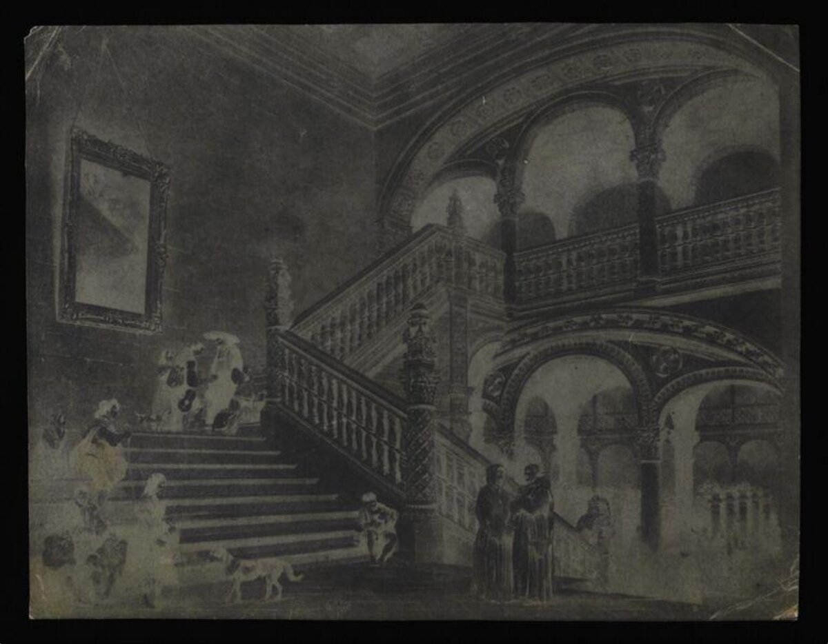 Vintage Grand Staircase Interior