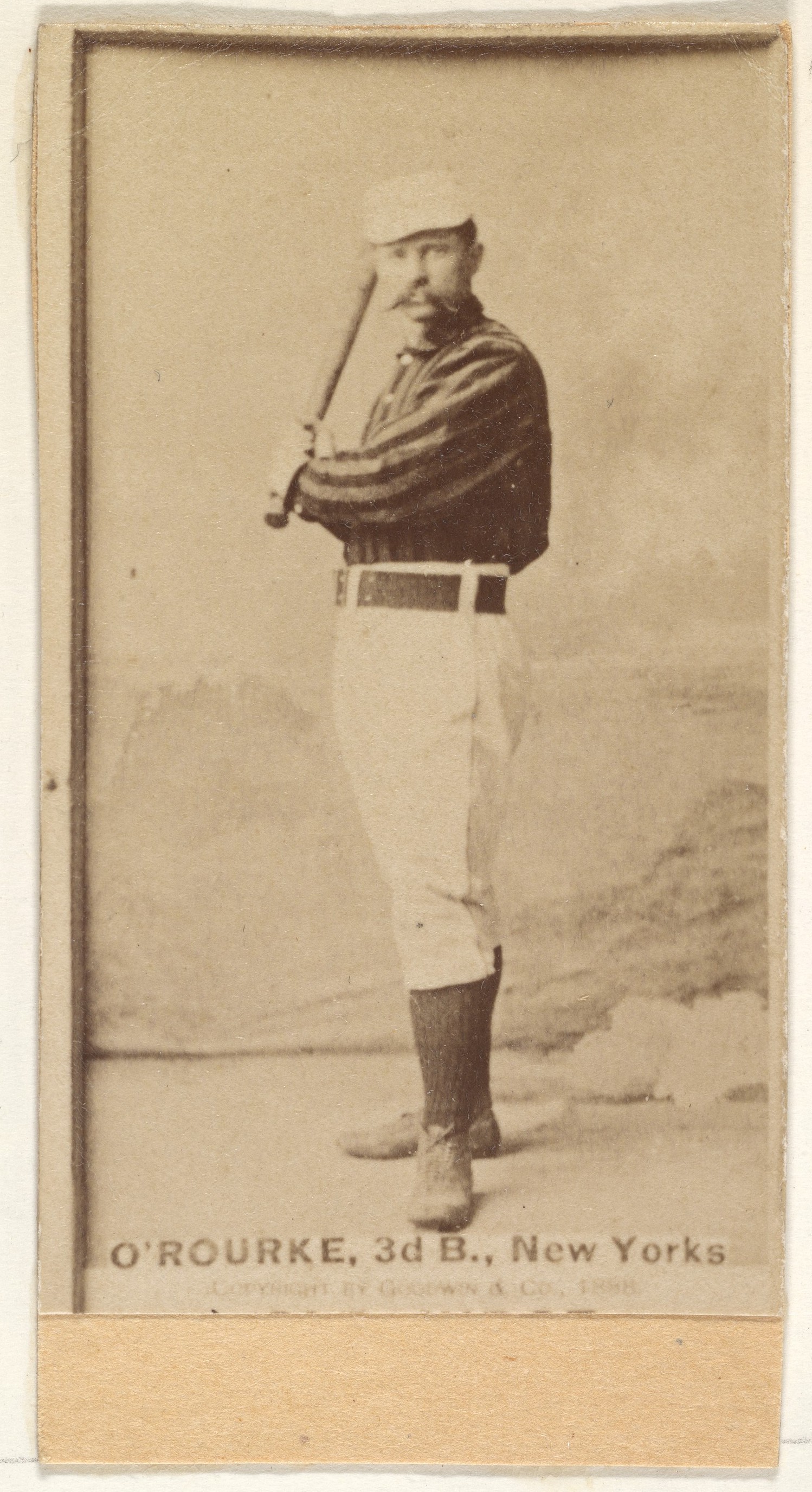 Vintage New York Baseball O'Rourke Card