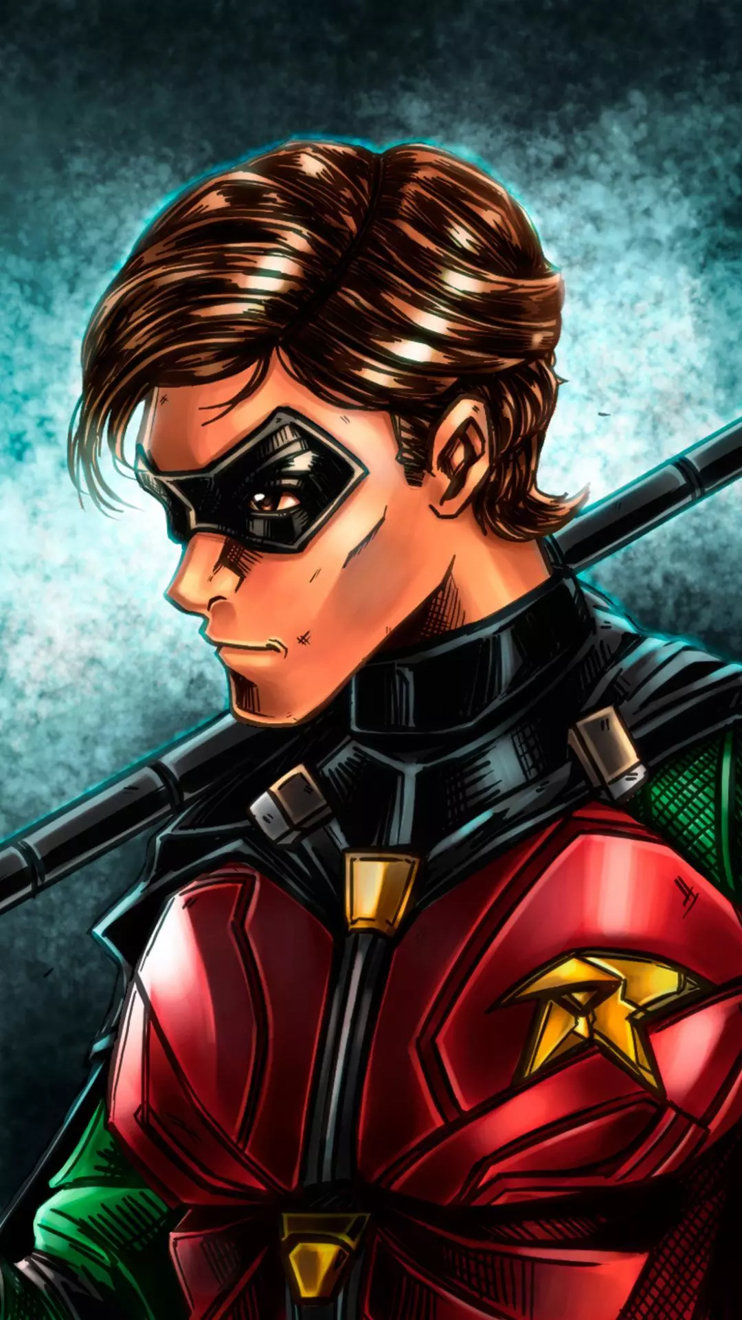 Comic Portrait of Robin