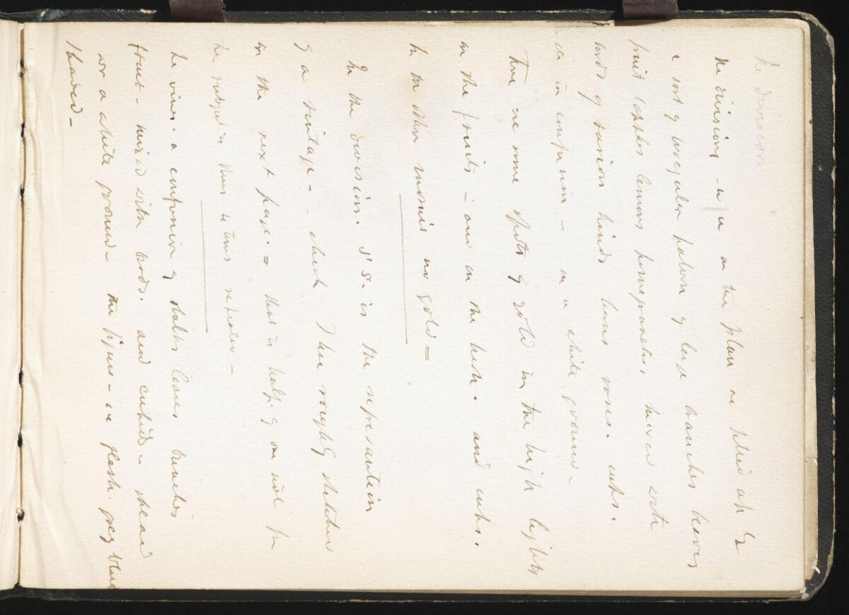 Handwritten Notes in Old Notebook