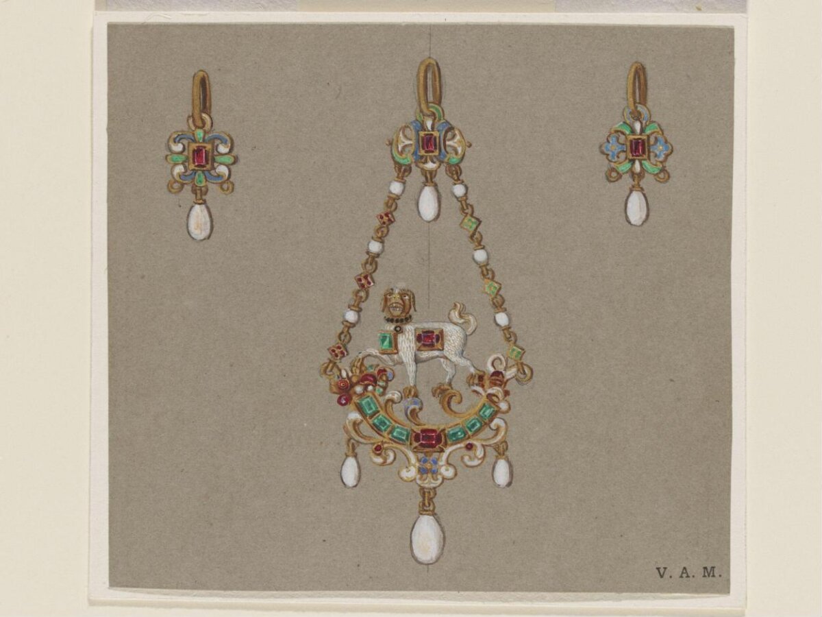 Design of Three Gem Jewelry Pendants