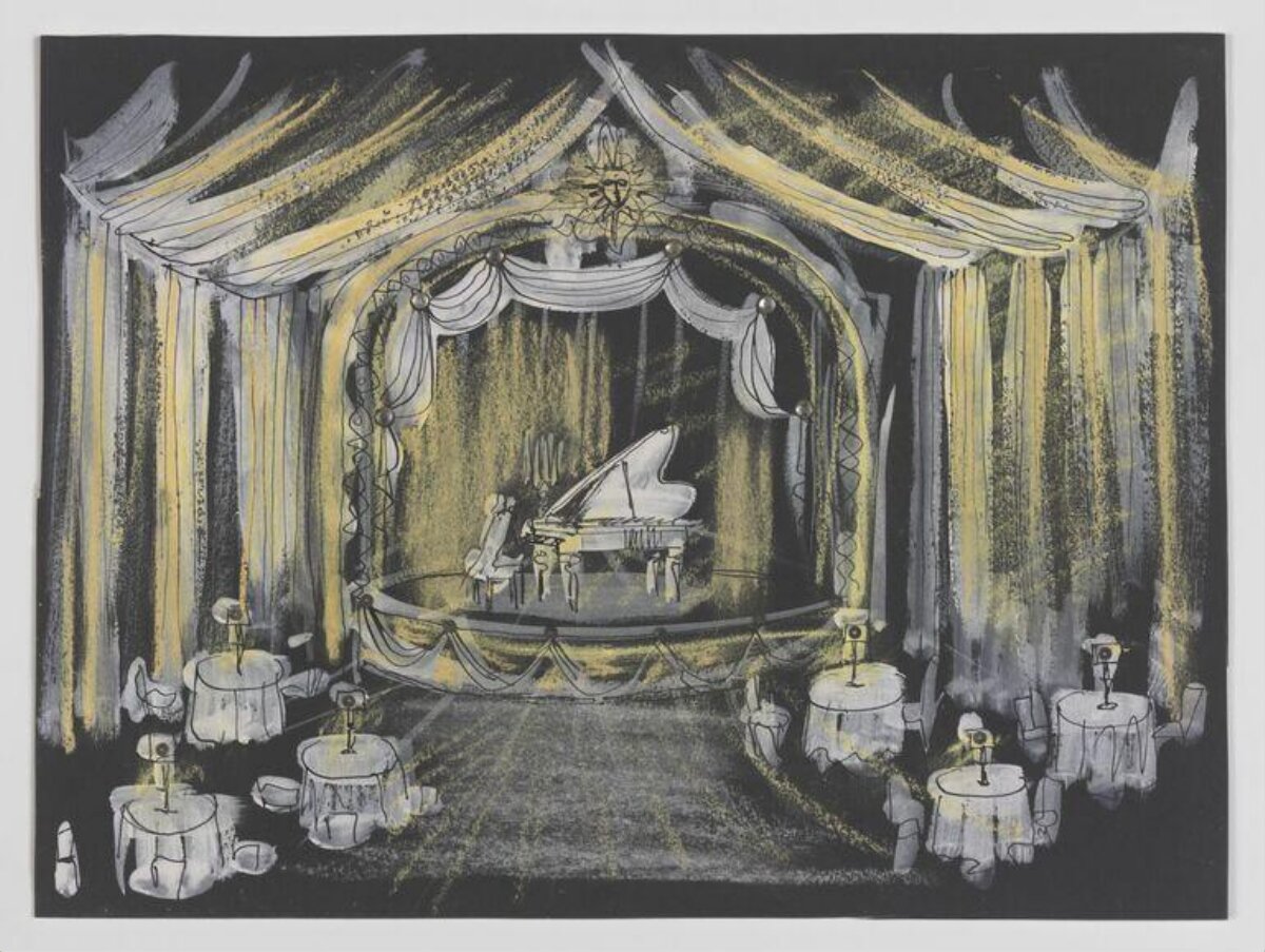 Cabaret Stage Design Sketch