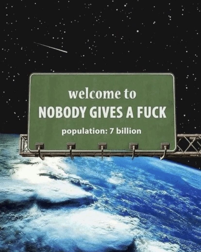 Welcome Sign Above Earth in Space