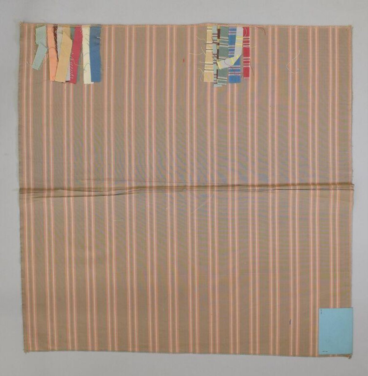 Mended Striped Vintage Textile