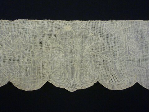 Vintage Embroidered Lace Border