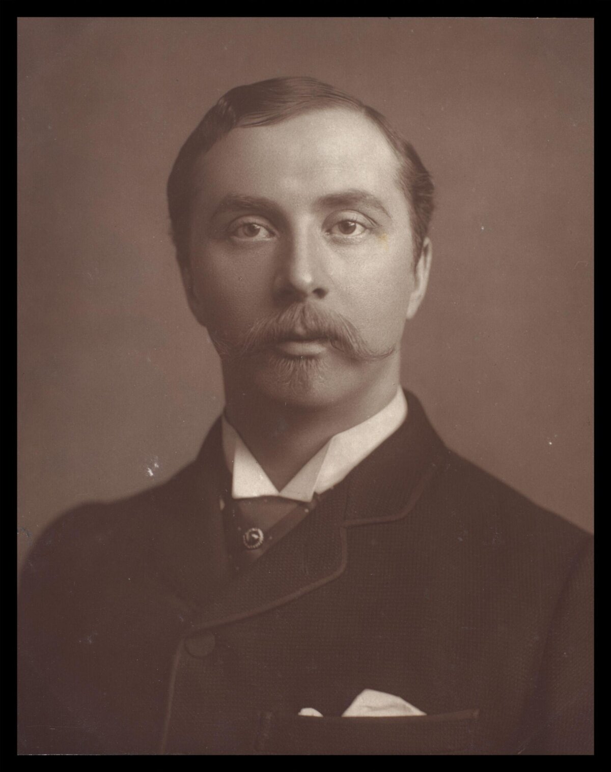 Vintage Portrait of 19th Century Gentleman