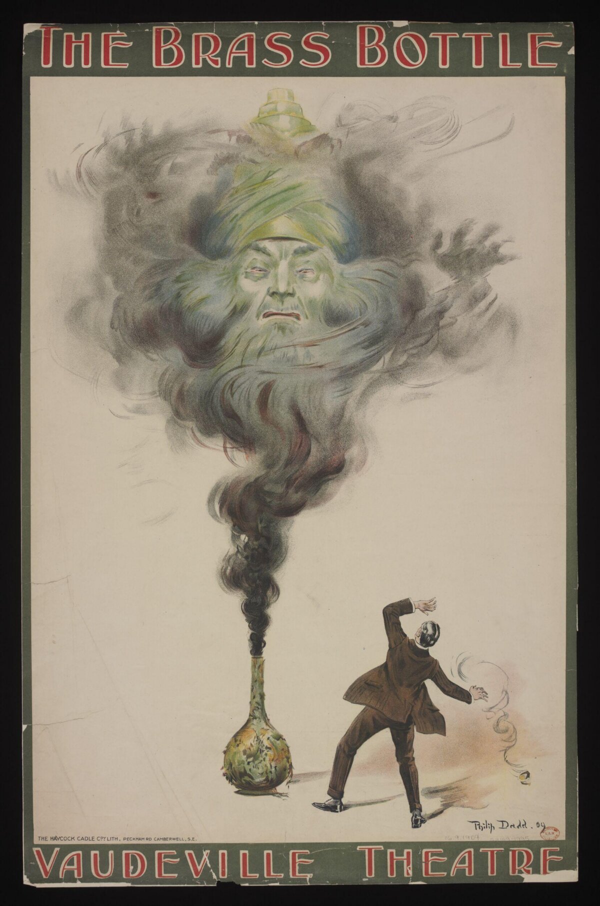 The Brass Bottle Vintage Theatre Poster — Posters