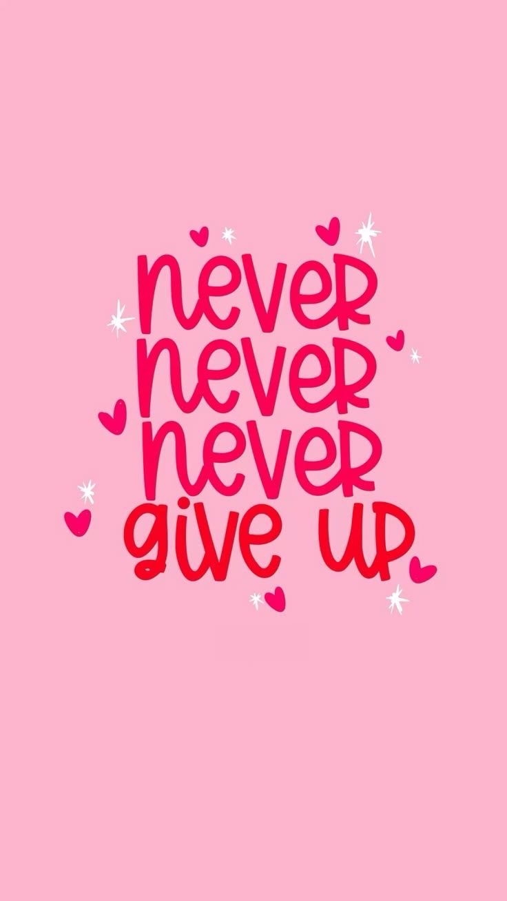 Never Give Up Motivational Quote