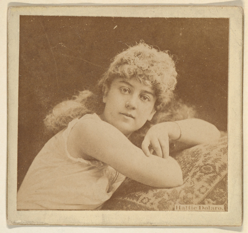 Vintage Portrait of Hattie Dolaro