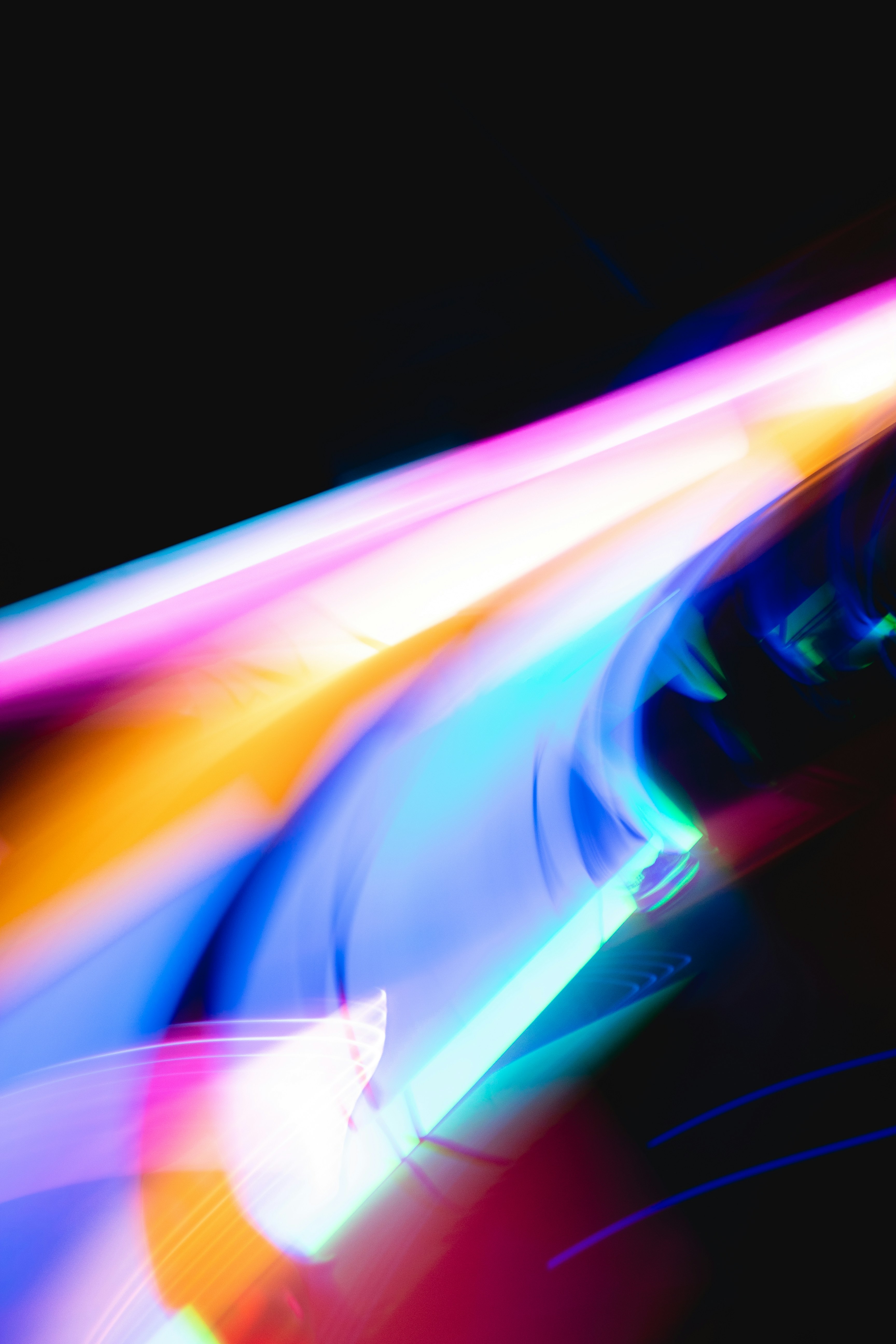 Colorful Abstract Light Trails