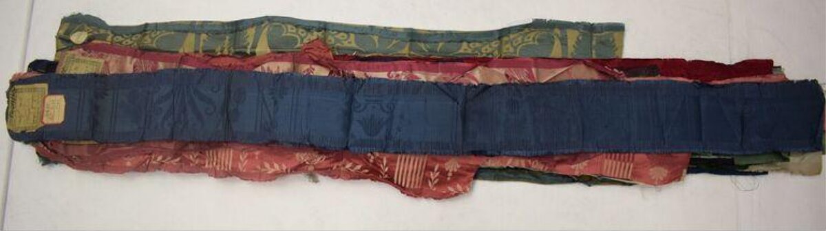 Stacked Vintage Fabric Strips