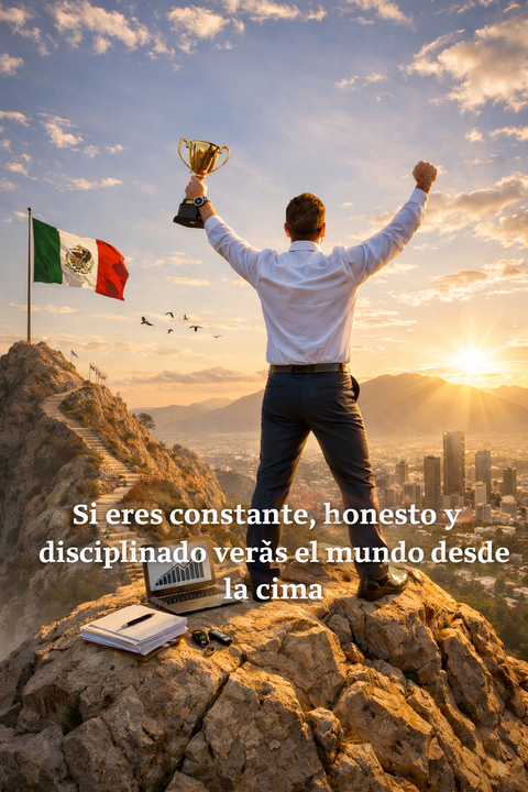 Mexican Business Success on Mountain Peak