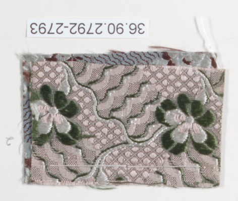 Floral Woven Textile Sample