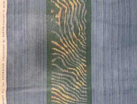 Abstract Zebra Pattern Woven Textile
