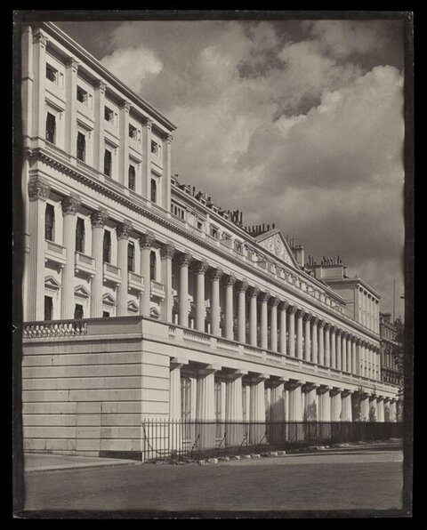 Neoclassical Colonnaded Street Building