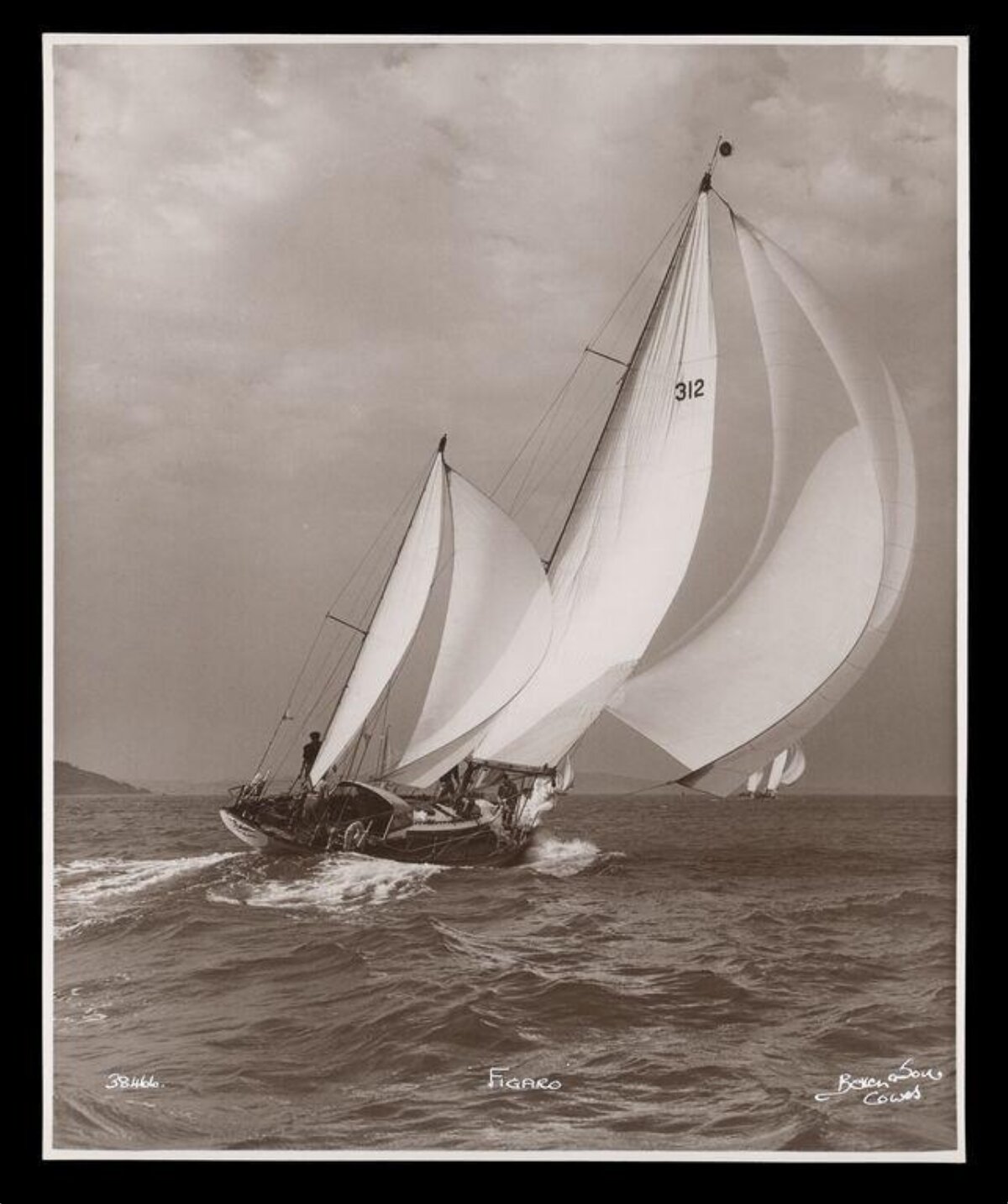 Sailing Yacht Figaro Racing on Sea
